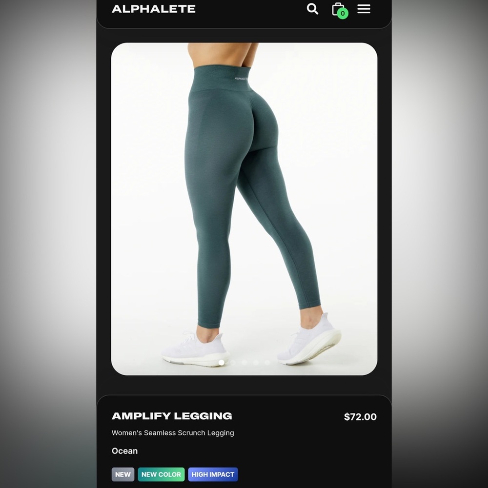 Alphalete NEW Ocean 🌊 Leggings (Small)